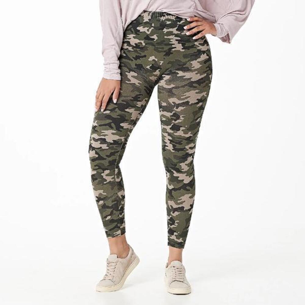 Breezies Seamless Tummy Smoothing Legging Camo - Regular - Picture 1 of 4